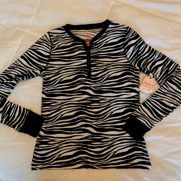 Zebra print long sleeve shirt - Picture 1 of 5